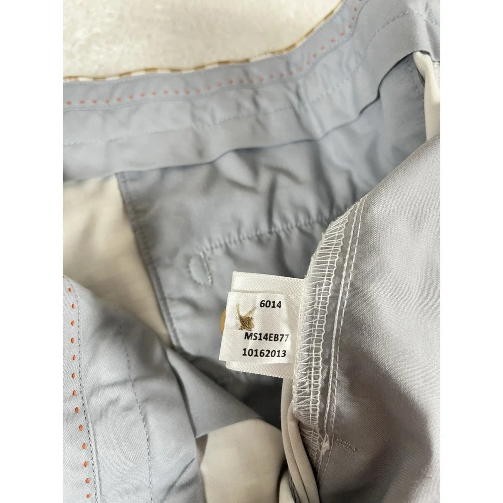 Peter Millar Crown Sport Wicking Gingham‎ Check Performance Golf Shorts Sz 38